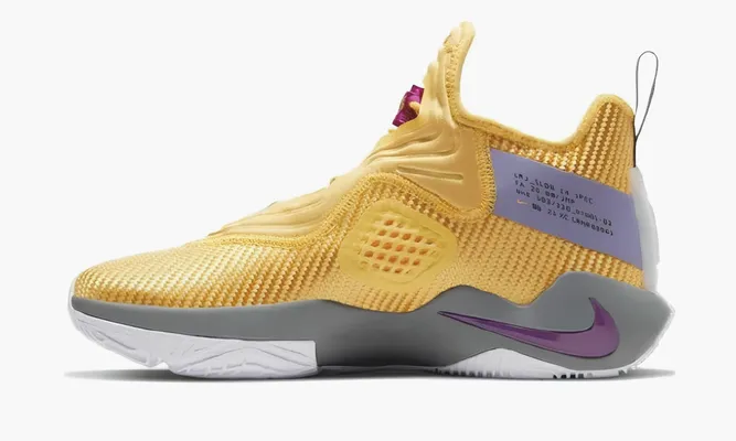 Для баскетбола Nike Lebron Soldier 14 «Lakers» желтый