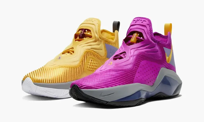 Для баскетбола Nike Lebron Soldier 14 «Lakers» желтый
