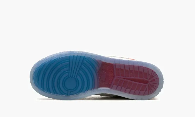 Кроссовки Air Jordan 1 Mid GS «Unc To Chicago» белый