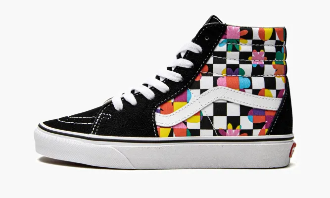 Кроссовки Vans Sk8-hi «Floral Checkerboard» разноцветный