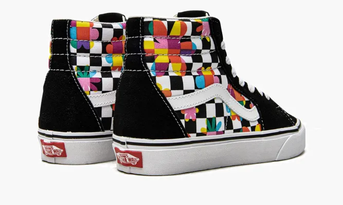 Кроссовки Vans Sk8-hi «Floral Checkerboard» разноцветный