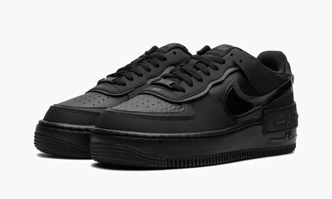 Кроссовки Air Force 1 SHADO WMNS «Triple Black» черный