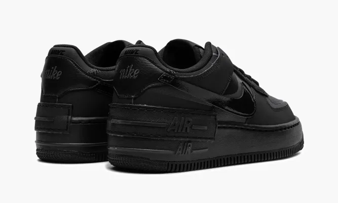 Кроссовки Air Force 1 SHADO WMNS «Triple Black» черный