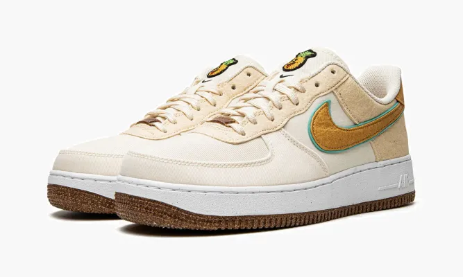 Кроссовки Air Force 1 '07 PRM «Happy Pineapple» кремовый