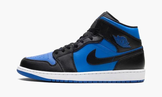 Кроссовки Air Jordan 1 Mid «Varsity Royal» синий