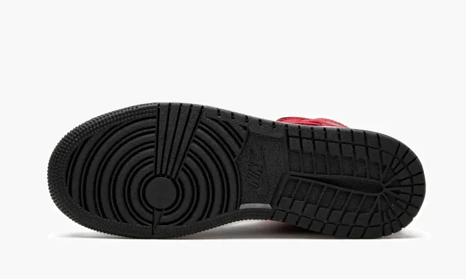 Кроссовки Air Jordan 1 Mid GS «Reverse Bred» черный