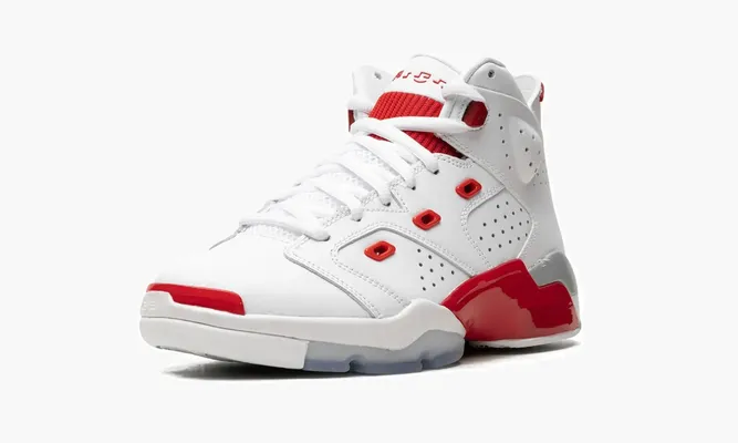 Кроссовки Air Jordan 6-17-23 GS «Fire Red» белый