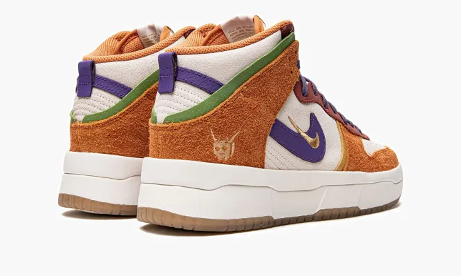 Кроссовки Nike Dunk HI Up PRM WMNS «Setsubun» оранжевый