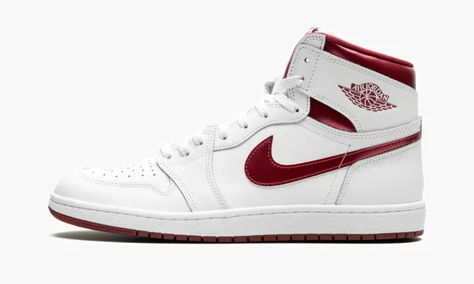 Кроссовки Air Jordan 1 High '85 «Metallic Burgundy» белый