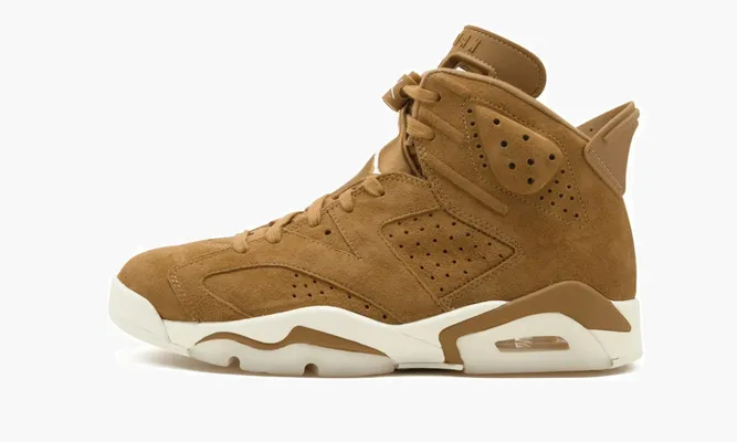 Кроссовки Air Jordan 6 Retro «Golden Harvest / Wheat» коричневый