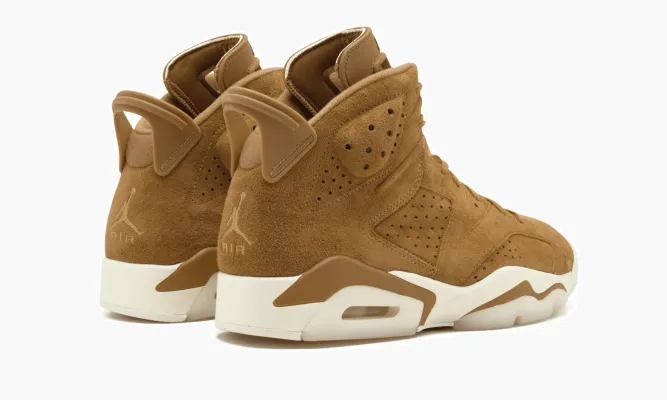 Кроссовки Air Jordan 6 Retro «Golden Harvest / Wheat» коричневый