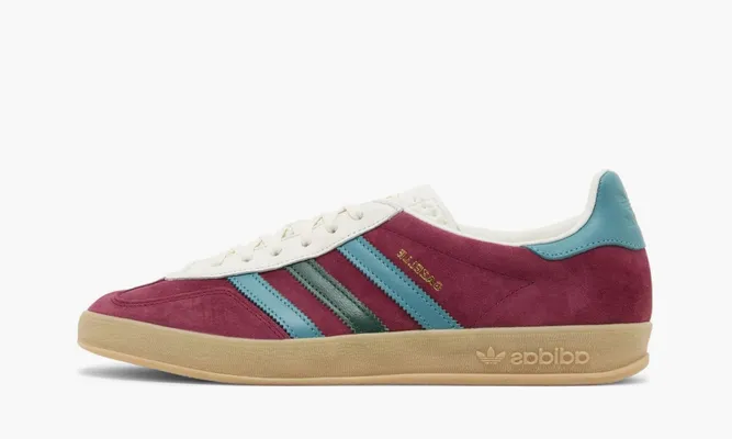 Кроссовки Adidas Gazelle 'Collegiate Burgundy Green' бордовый