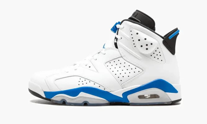 Кроссовки Air Jordan 6 Retro «Sport Blue» белый