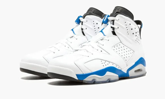 Кроссовки Air Jordan 6 Retro «Sport Blue» белый