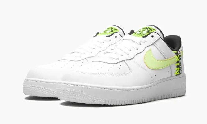 Кроссовки Air Force 1 Low «Worldwide White Volt» белый