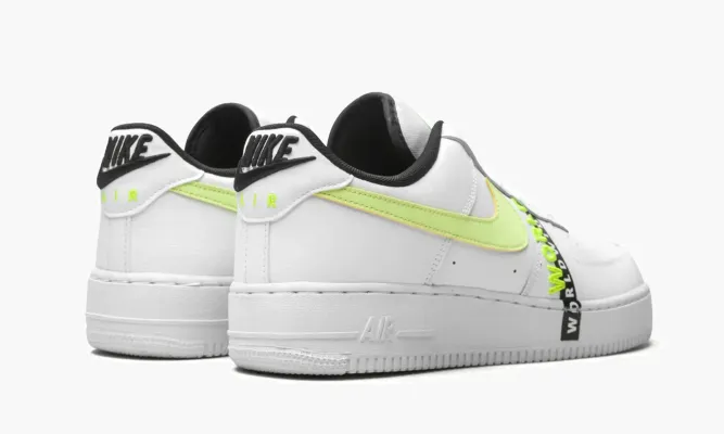 Кроссовки Air Force 1 Low «Worldwide White Volt» белый