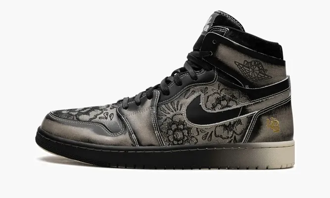 Кроссовки Air Jordan 1 Zoom CMFT 2 «Dia De Los Muertos» черный