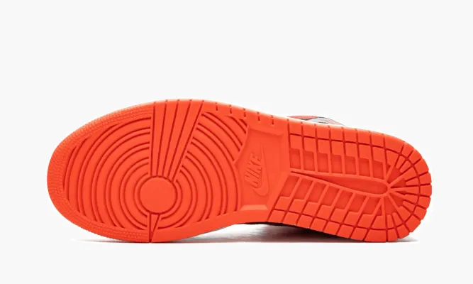 Кроссовки Air Jordan 1 Mid WMNS «Hot Punch» красный,черный