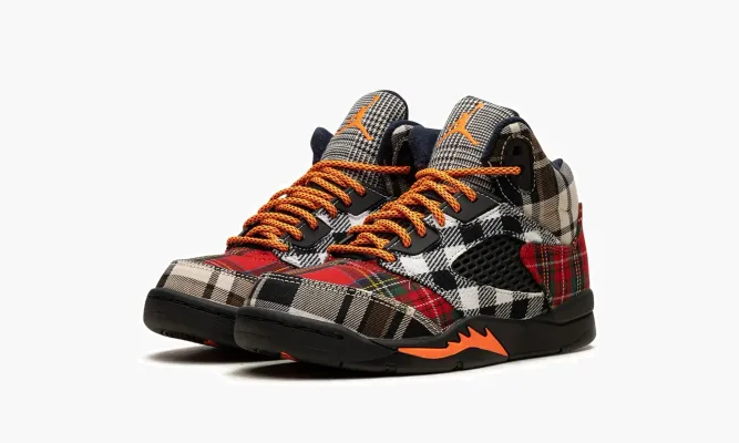 Для самых маленьких Air Jordan 5 Retro PS «Plaid» белый