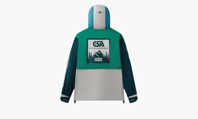 Одежда KITH X Columbia Wind Anorak «Midnight Teal» зеленый