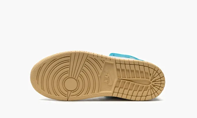 Для самых маленьких Air Jordan 1 Mid PS «Aquatone» синий