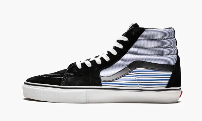 Кроссовки Vans SK8 HI Pro «Comme Des Garcon X Supreme» черный,синий
