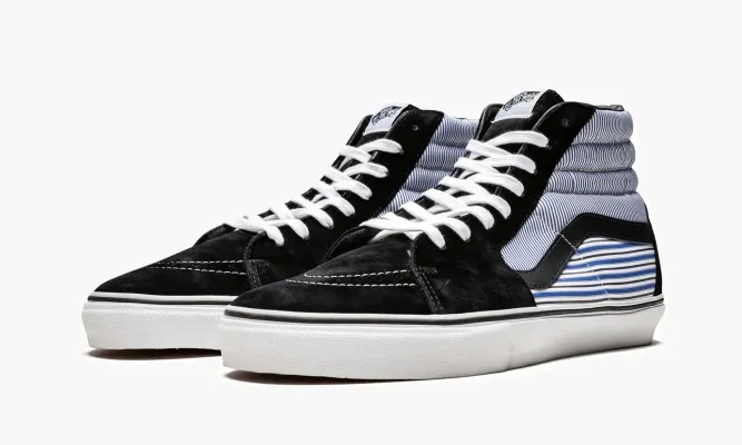 Кроссовки Vans SK8 HI Pro «Comme Des Garcon X Supreme» черный,синий