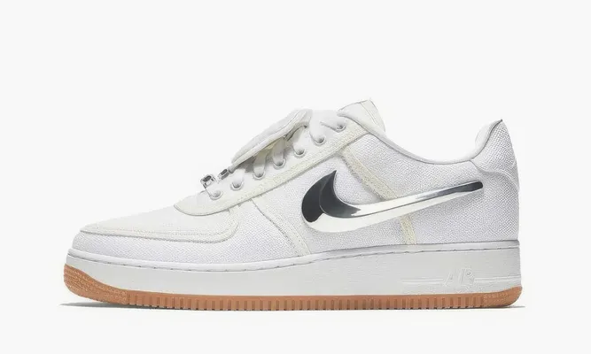 Кроссовки Nike Air Force 1 Low Travis Scott белый