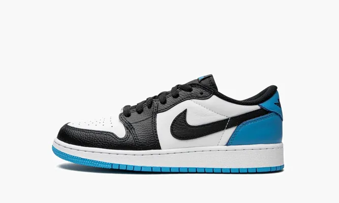 Кроссовки Air Jordan 1 Retro Low OG GS «Unc» белый