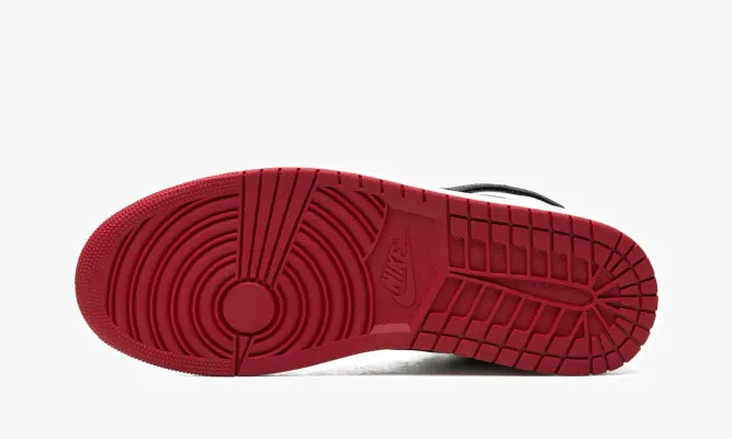 Кроссовки Air Jordan 1 High Flyease «Black Gym Red White» черный