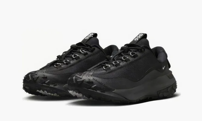 Кроссовки Nike Comme Des Garçons X Acg Mountain Fly Low «Black» черный