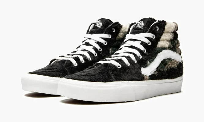 Кроссовки Vans Sk8-hi Sherpa «Camo» черный
