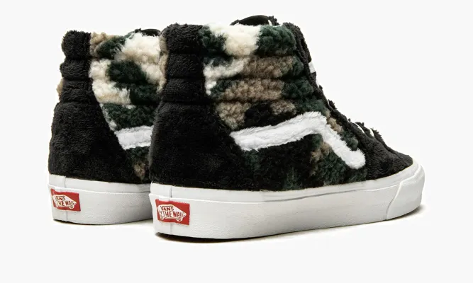 Кроссовки Vans Sk8-hi Sherpa «Camo» черный
