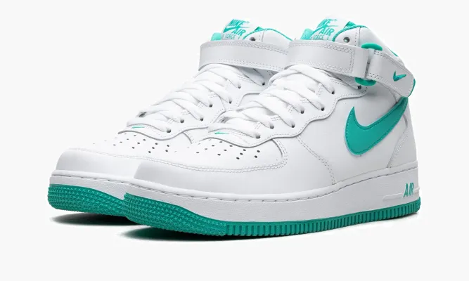 Кроссовки Air Force 1 Mid «Clear Jade» белый
