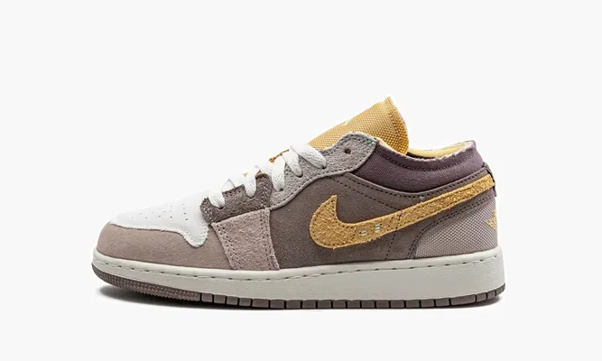 Кроссовки Air Jordan 1 Low SE Craft GS «Taupe Haze» бежевый