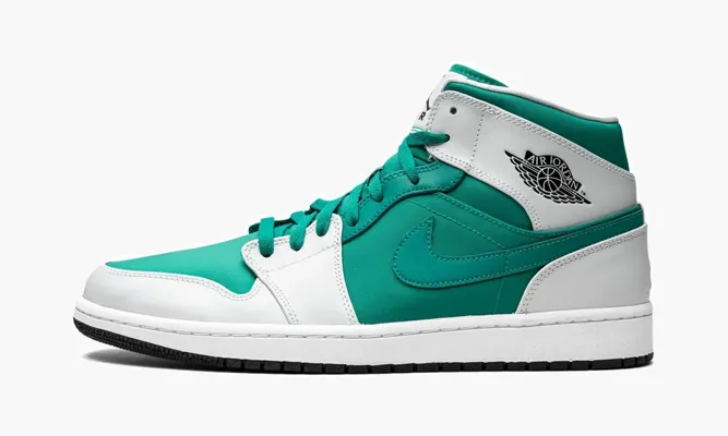 Кроссовки Air Jordan 1 Mid «Lush Teal» зеленый