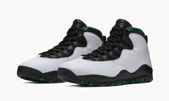 Кроссовки Air Jordan 10 «Seattle Supersonics» белый