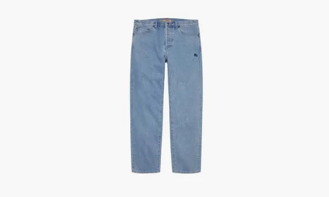 Одежда Supreme X Burberry Trousers «Colar Sea» lightBlue