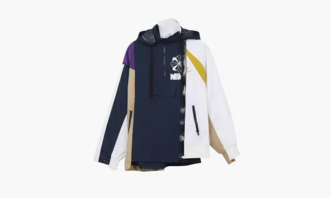 Одежда Nike X Sacai Double-zip Jacket «Court Purple» фиолетовый