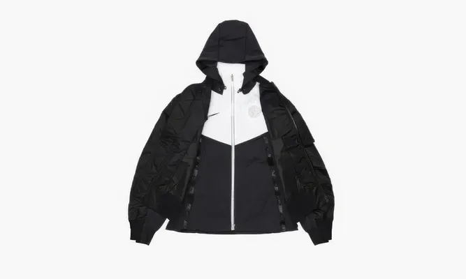 Одежда Nike X Sacai Double Jacket «Black» черный