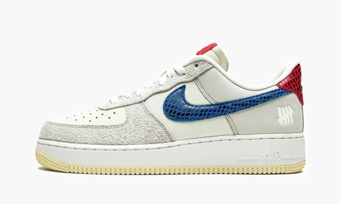 Кроссовки Air Force 1 Low «Undefeated - 5 On It» серый