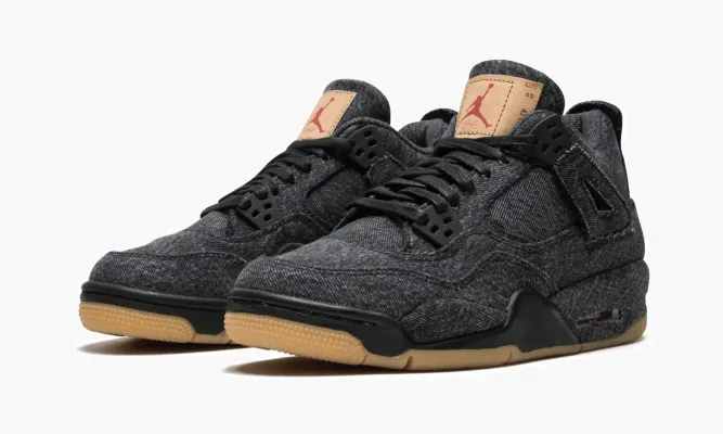 Кроссовки Air Jordan 4 Rtr Levis Nrg Bg «Levi's» черный