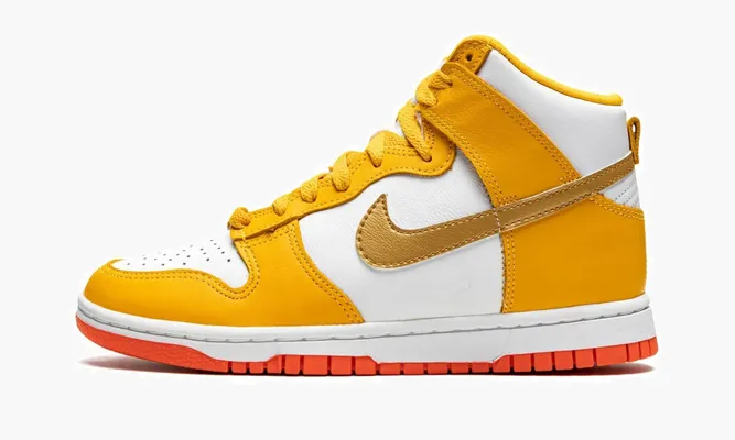 Кроссовки Nike Dunk High WMNS «University Gold» желтый