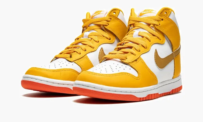Кроссовки Nike Dunk High WMNS «University Gold» желтый