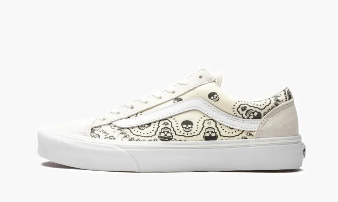 Кроссовки Vans Style 36 «Bandana» белый