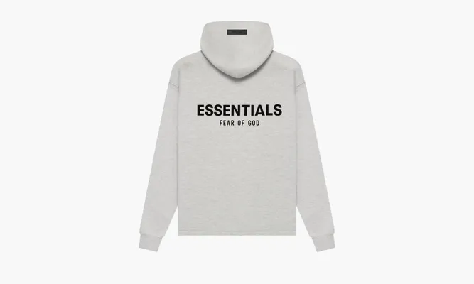 Одежда Fear of God Essentials Relaxed Hoodie 'Light Oatmeal' серый
