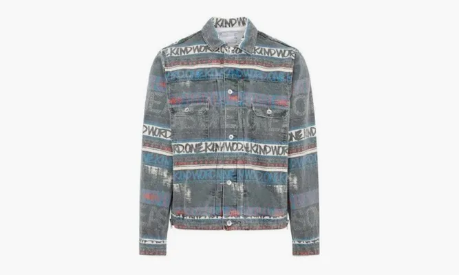 Одежда Sacai Ss23 Eric Haze Denim Jacket серый