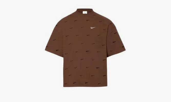 Одежда Nike Jacquemus X Le Swoosh T-shirt «Brown» коричневый