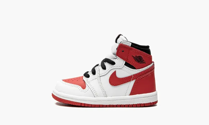 Для самых маленьких Air Jordan 1 Retro High TD «Heritage» белый,красный