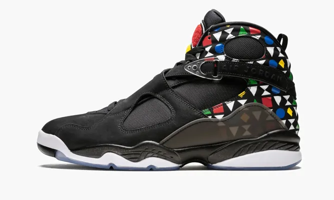 Кроссовки Air Jordan 8 «Quai 54» черный